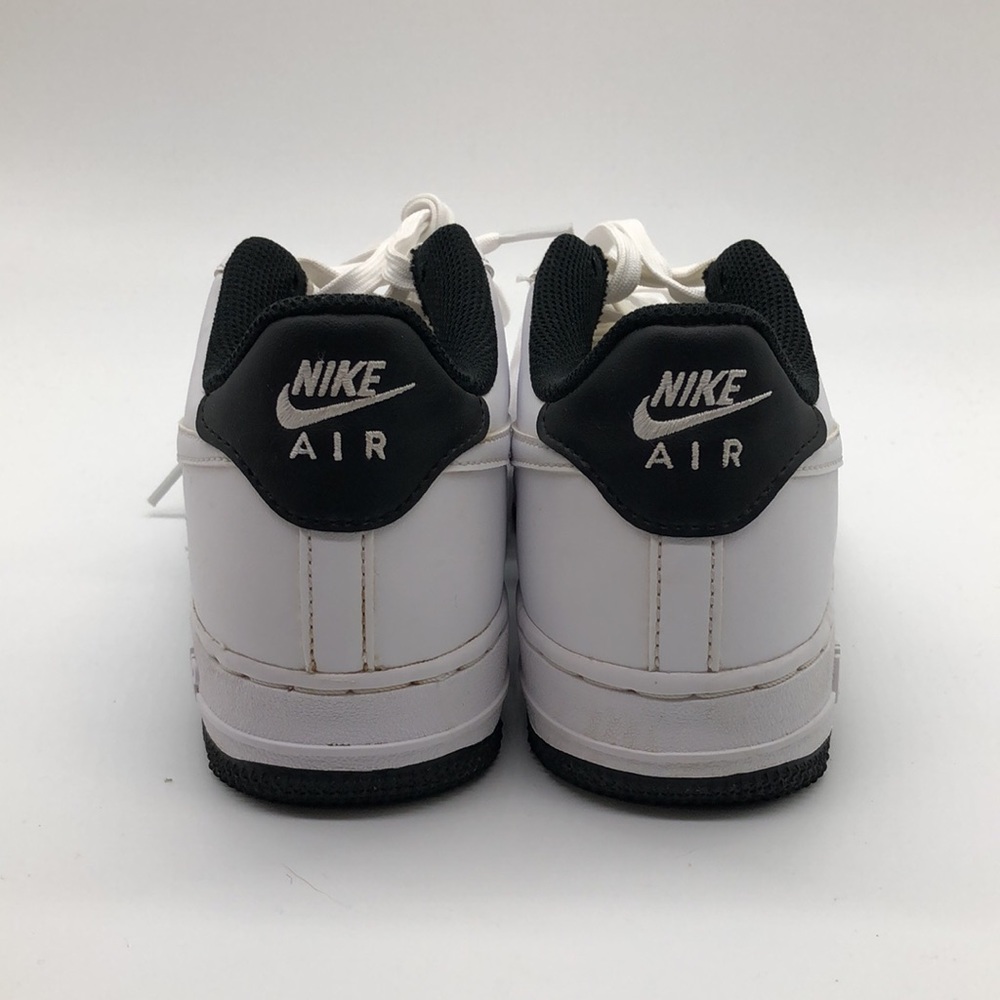 Nike Air Force 1 ESS Low (GS) White Black Sneakers DV1332 100 USED Size 5Y - Picture 4 of 16
